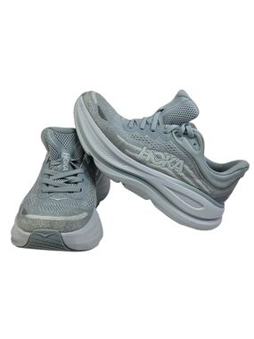 Hoka Women's Light Gray Athletic Running Sneakers. Size 7.5B